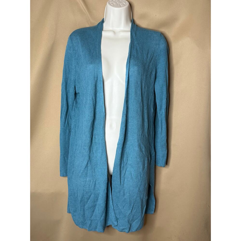 Eileen Fisher River Linen Blend Long Cardigan Sweater XS NWT - Picture 5 of 12